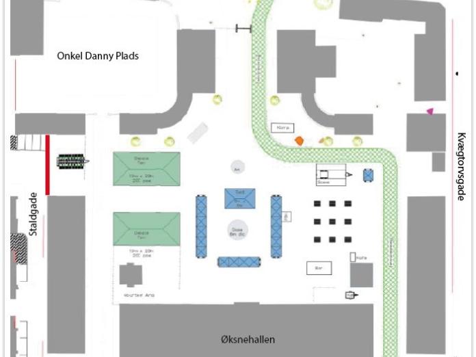 Pride 2021 situation plan Kvægtorvet